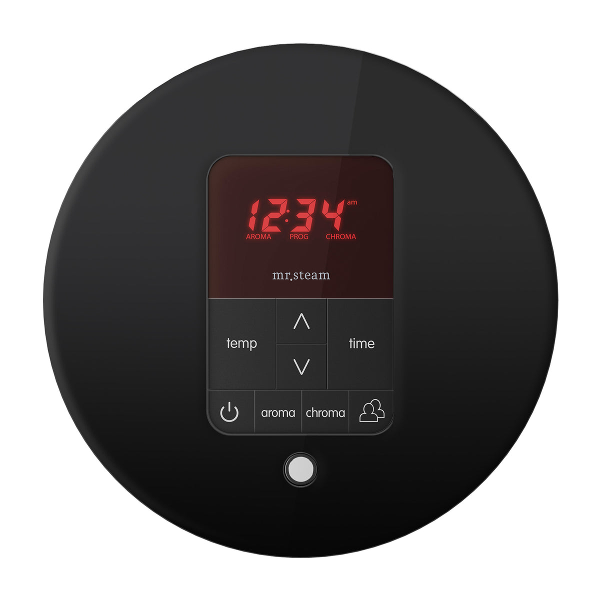 iTempoPlus Steam Shower Control and Aroma Designer SteamHead in Round