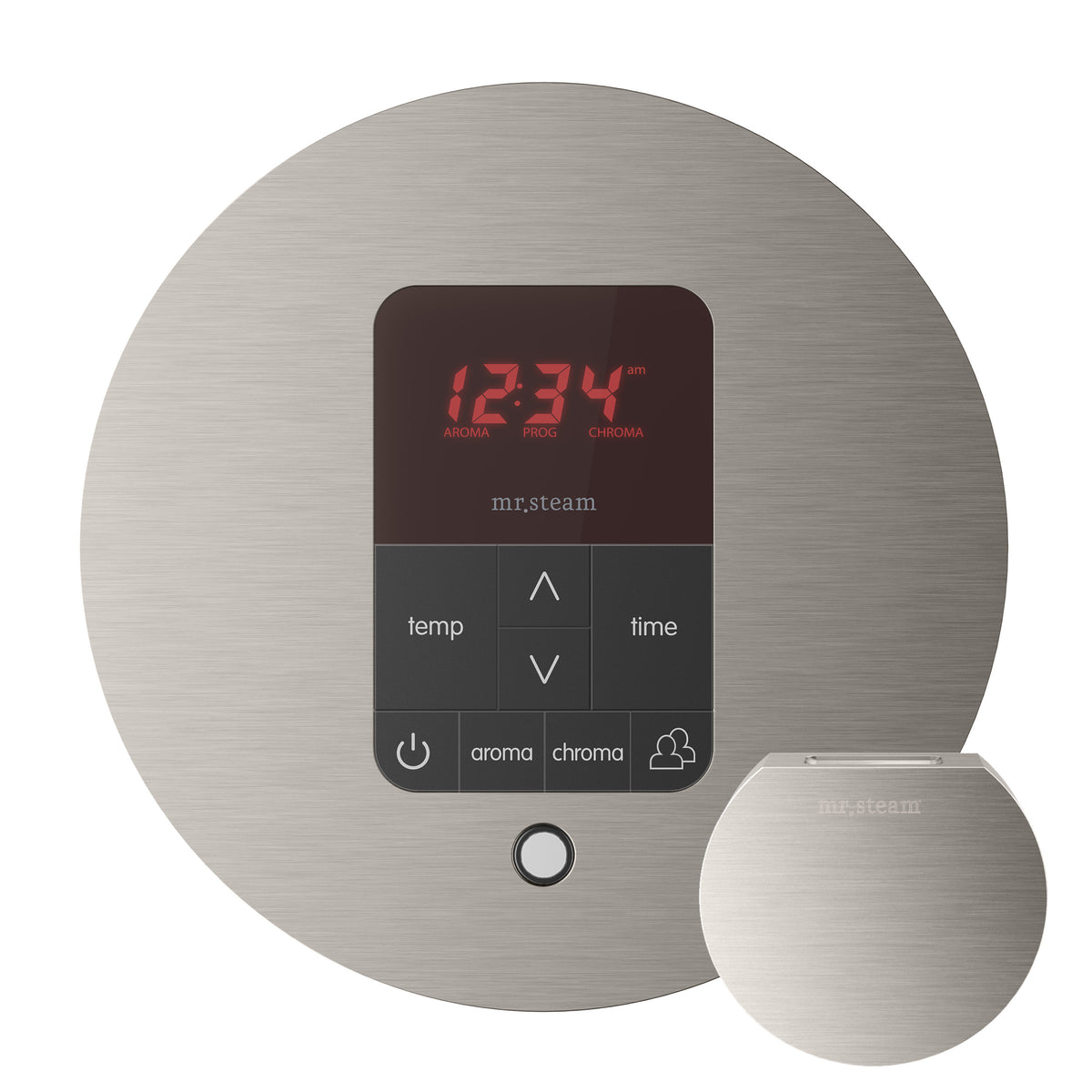 Butler Max Steam Shower Control Package with iTempoPlus Control and Aroma Designer SteamHead in Round