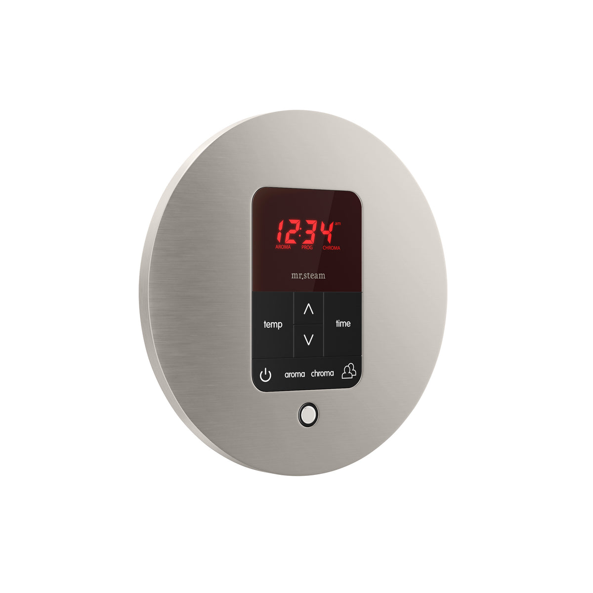 iTempoPlus Steam Shower Control and Aroma Designer SteamHead in Round