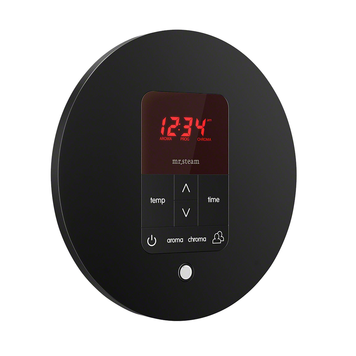 iTempoPlus Steam Shower Control and Aroma Designer SteamHead in Round
