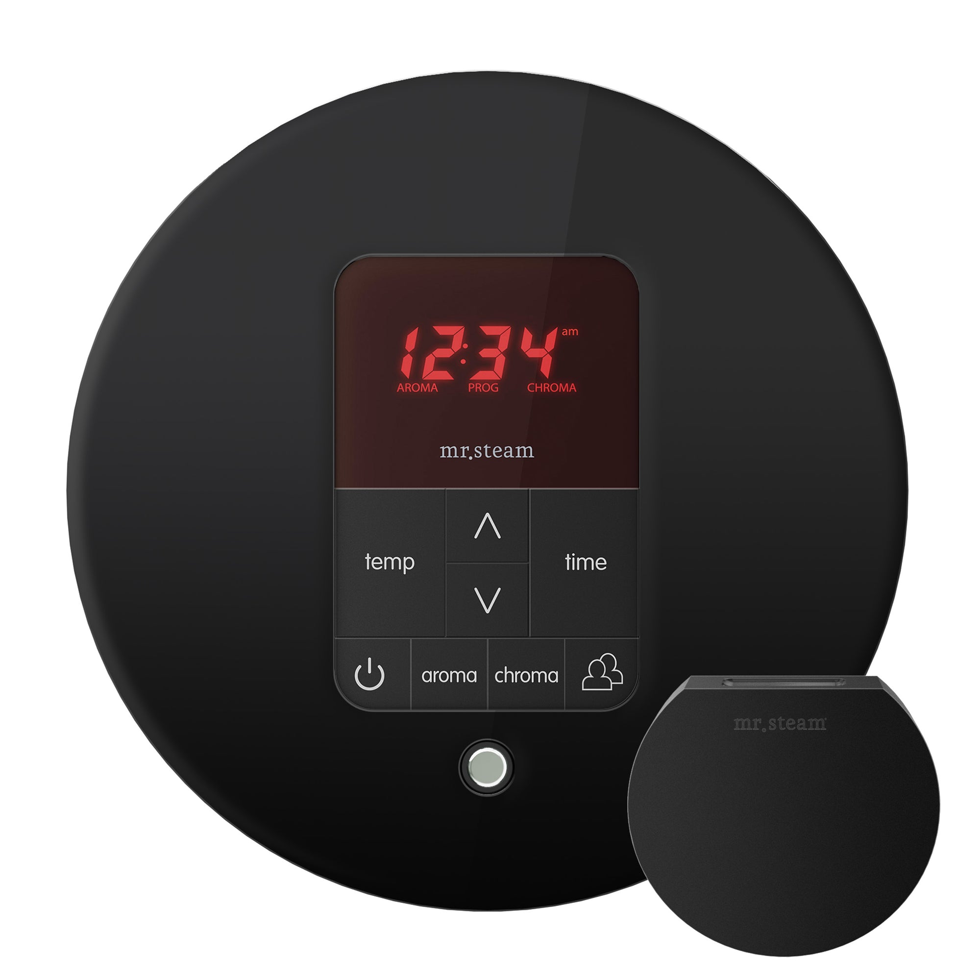 Butler Max Steam Shower Control Package with iTempoPlus Control and Aroma Designer SteamHead in Round