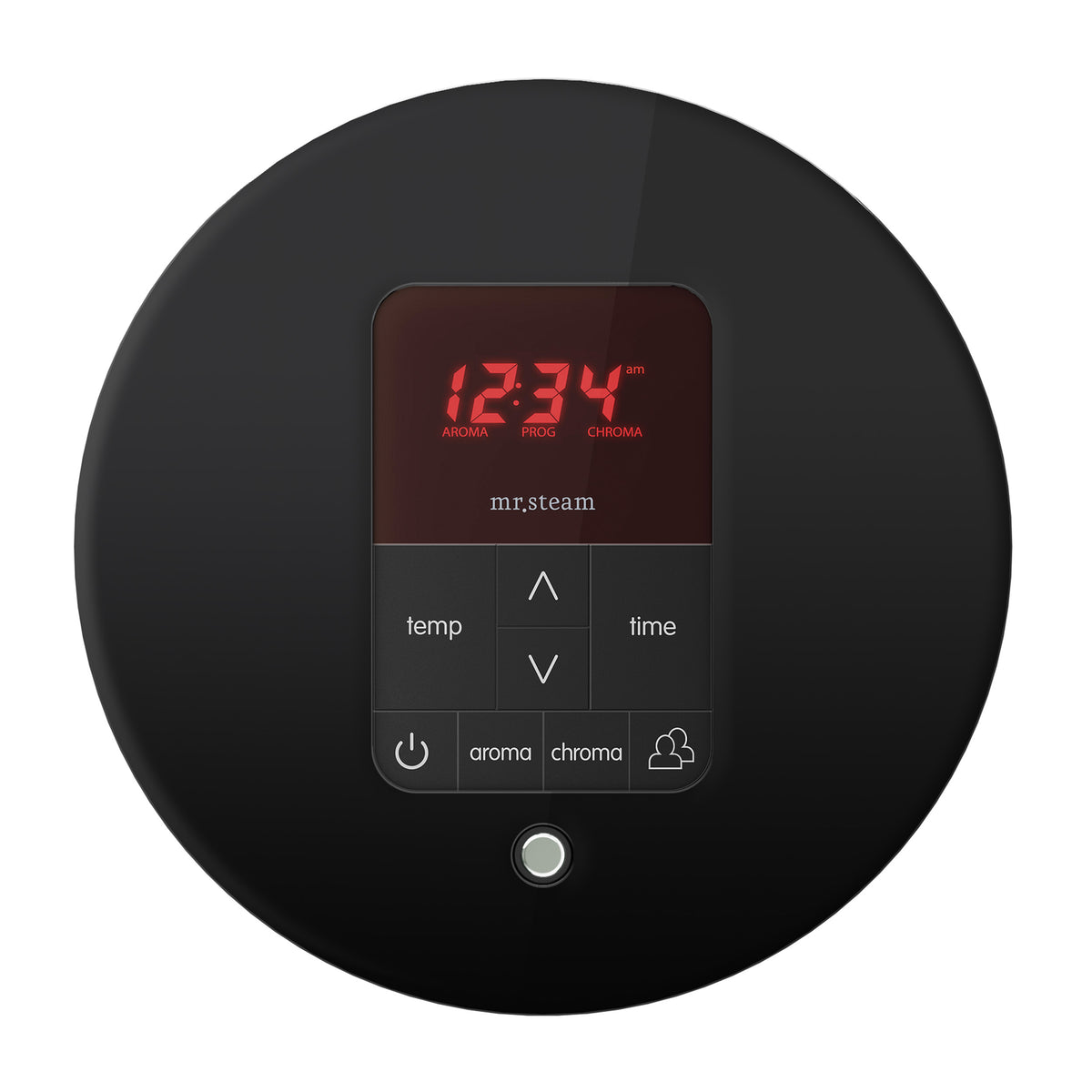 iTempoPlus Steam Shower Control and Aroma Designer SteamHead in Round
