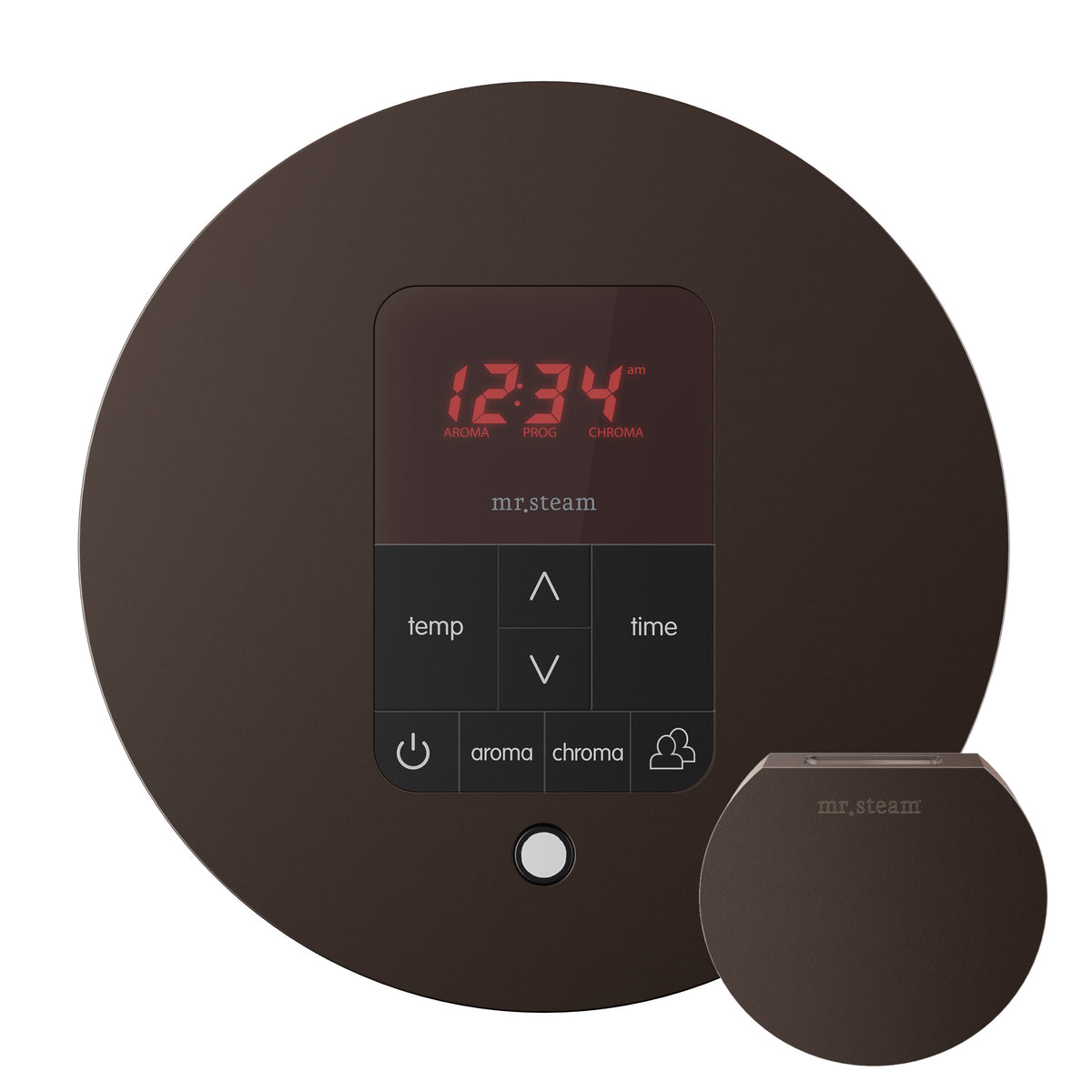 Butler Max Steam Shower Control Package with iTempoPlus Control and Aroma Designer SteamHead in Round
