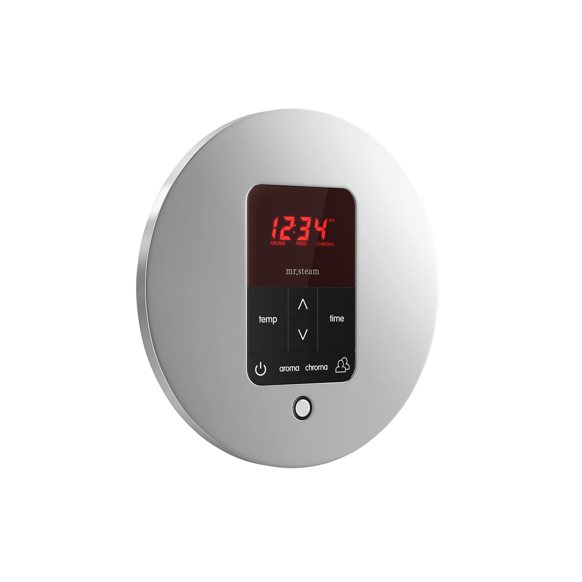 iTempoPlus Steam Shower Control and Aroma Designer SteamHead in Round