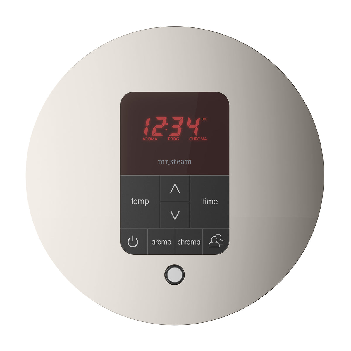 iTempoPlus Steam Shower Control and Aroma Designer SteamHead in Round