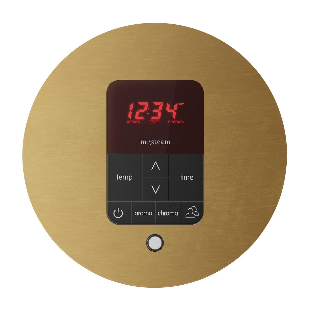 iTempoPlus Steam Shower Control and Aroma Designer SteamHead in Round