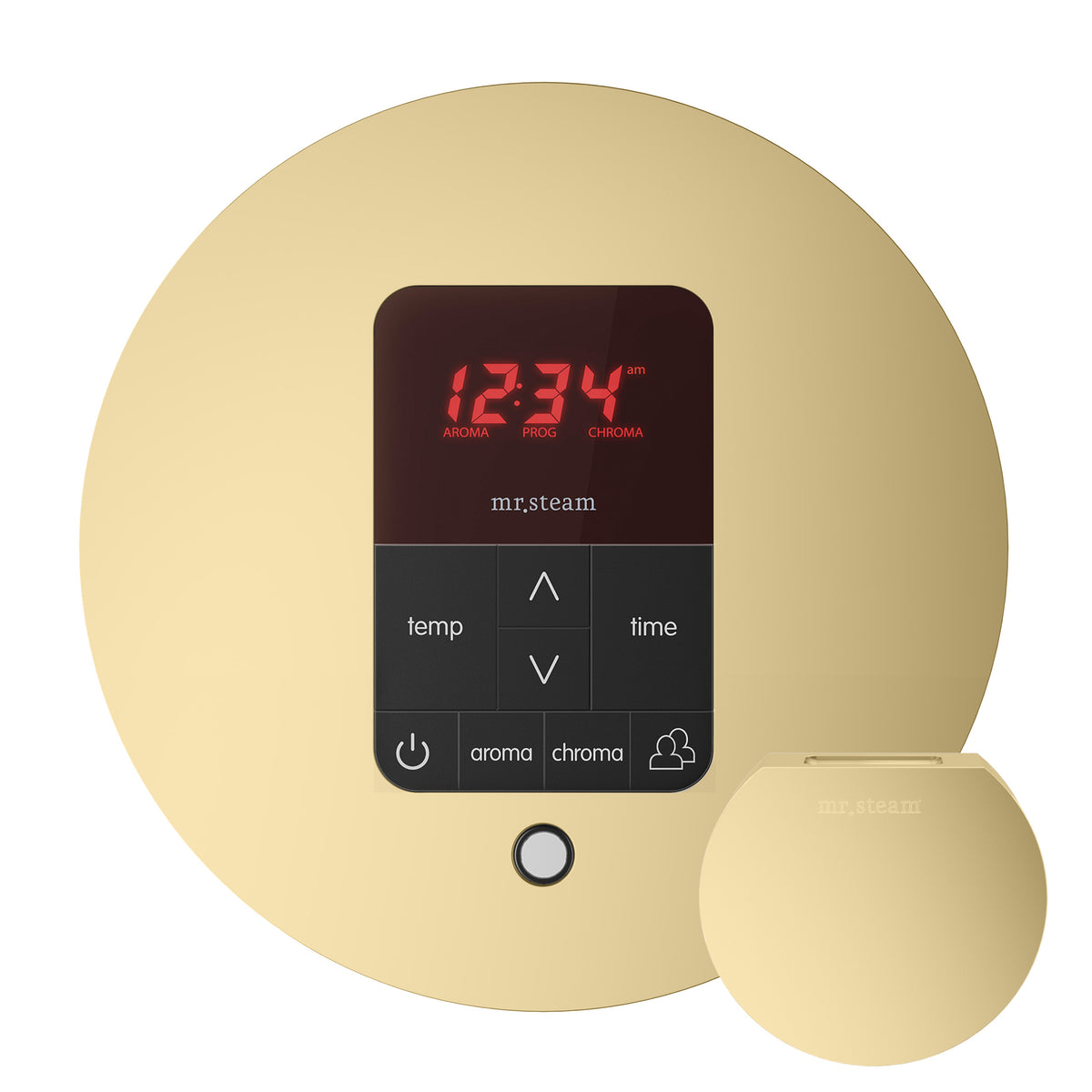 Butler Max Steam Shower Control Package with iTempoPlus Control and Aroma Designer SteamHead in Round