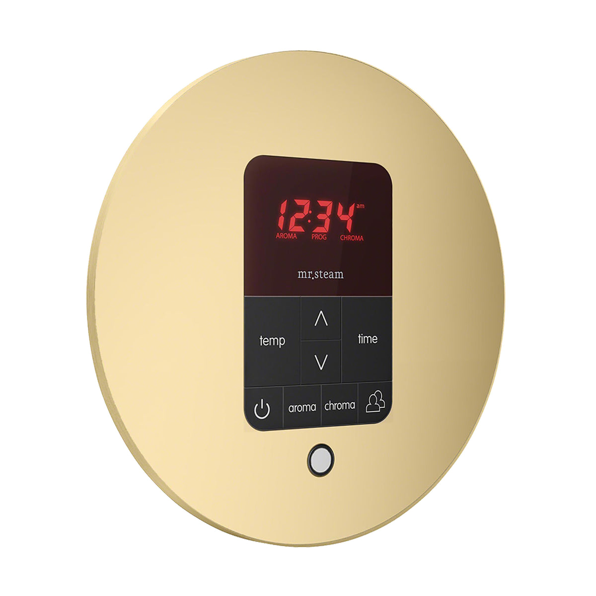 iTempoPlus Steam Shower Control and Aroma Designer SteamHead in Round