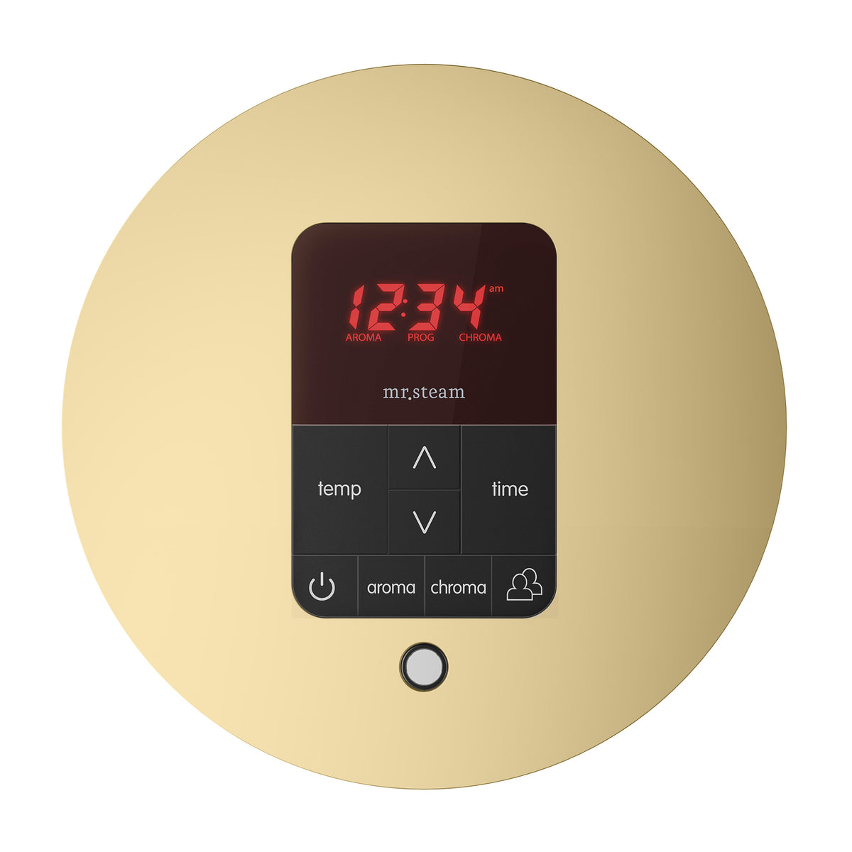 iTempoPlus Steam Shower Control and Aroma Designer SteamHead in Round