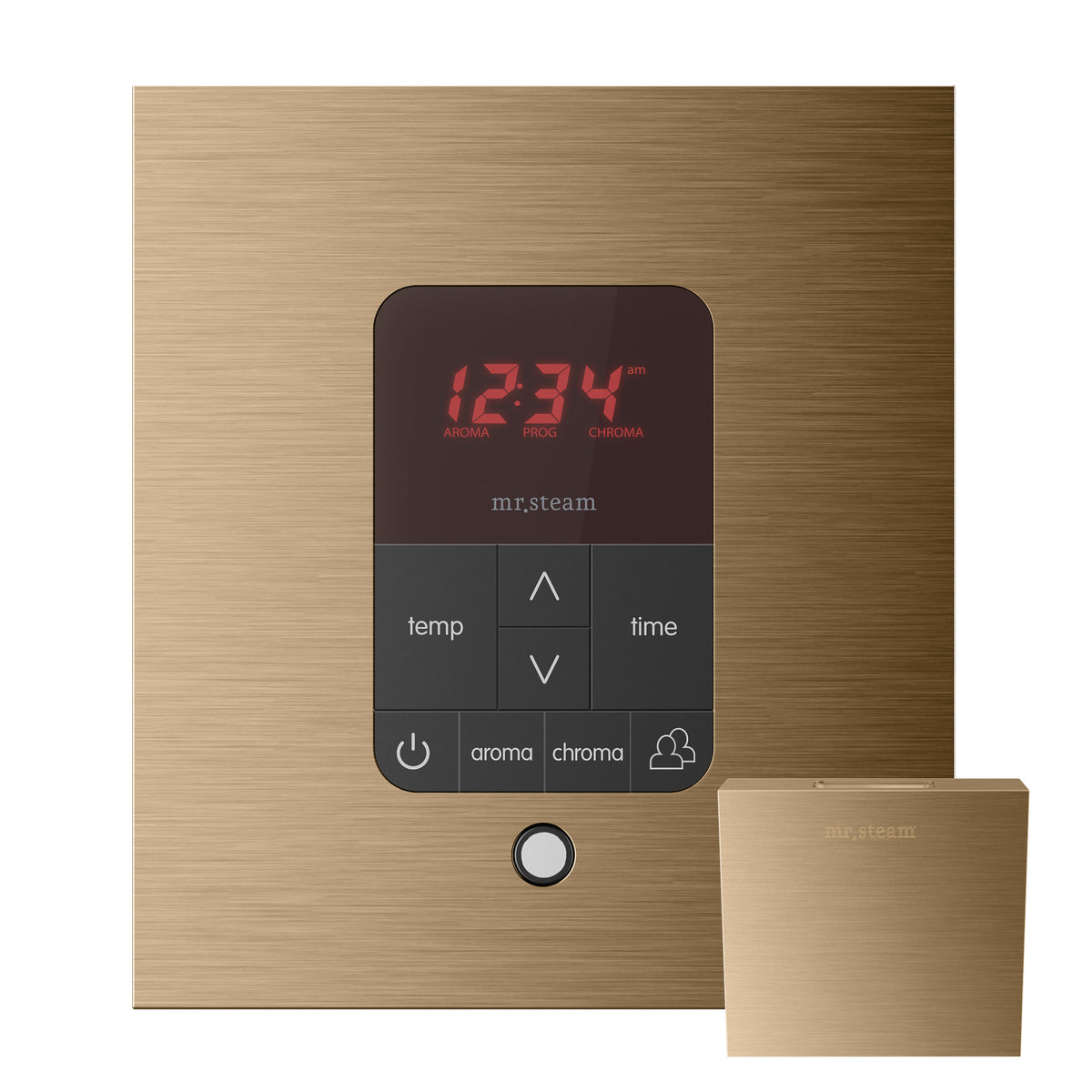 Butler Max Steam Shower Control Package with iTempoPlus Control and Aroma Designer SteamHead in Round