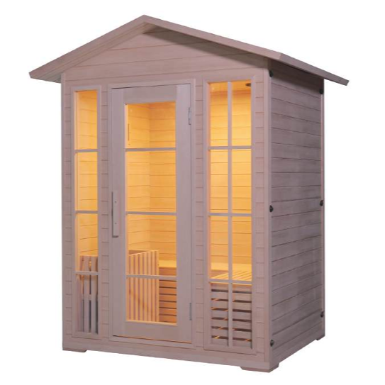 New Outdoor Sauna - 3 Person (Hemlock - 1800mm)