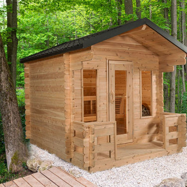 CT Georgian Cabin Sauna with Porch