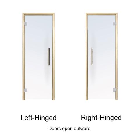 Prehung ADA Tinted Glass Sauna Door, Aspen 36x80