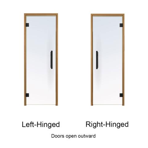 Prehung Tinted Glass Sauna Door, Thermo-Aspen 24x80