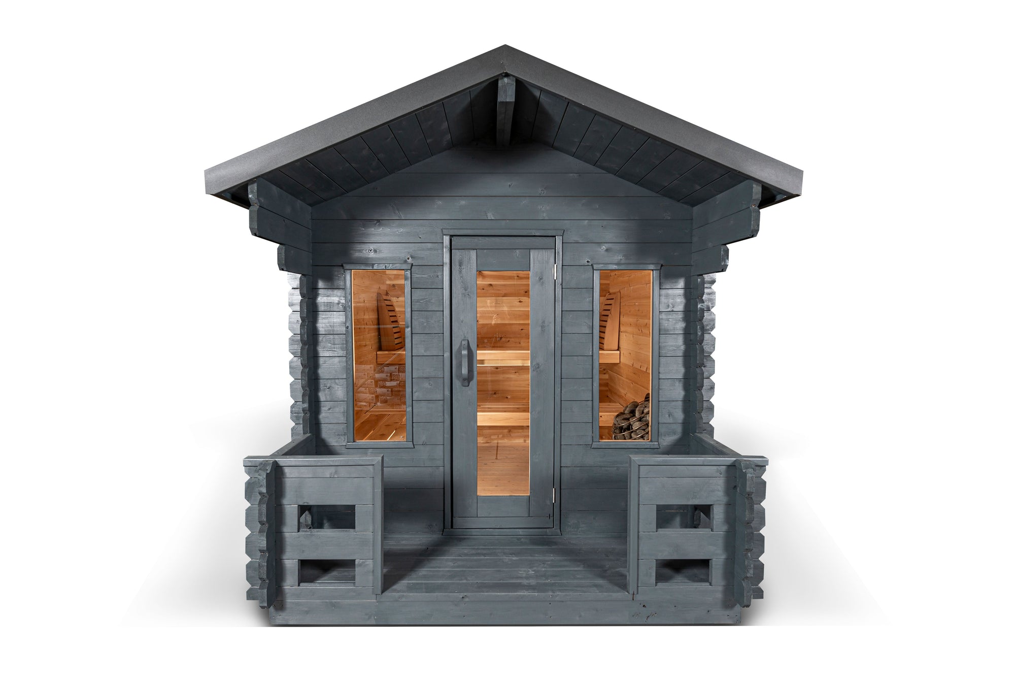 CT Georgian Cabin Sauna with Porch