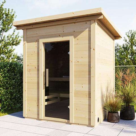 SaunaLife Model G2 Outdoor Home Sauna Kit