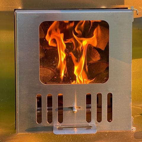 SaunaLife Model S4 Wood-Fired Hot Tub Natural