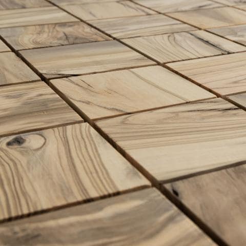 EmotionWood Olive, Square 58, Decorative Sauna Wall Panel 310-PNL-SQ70-OLIVE