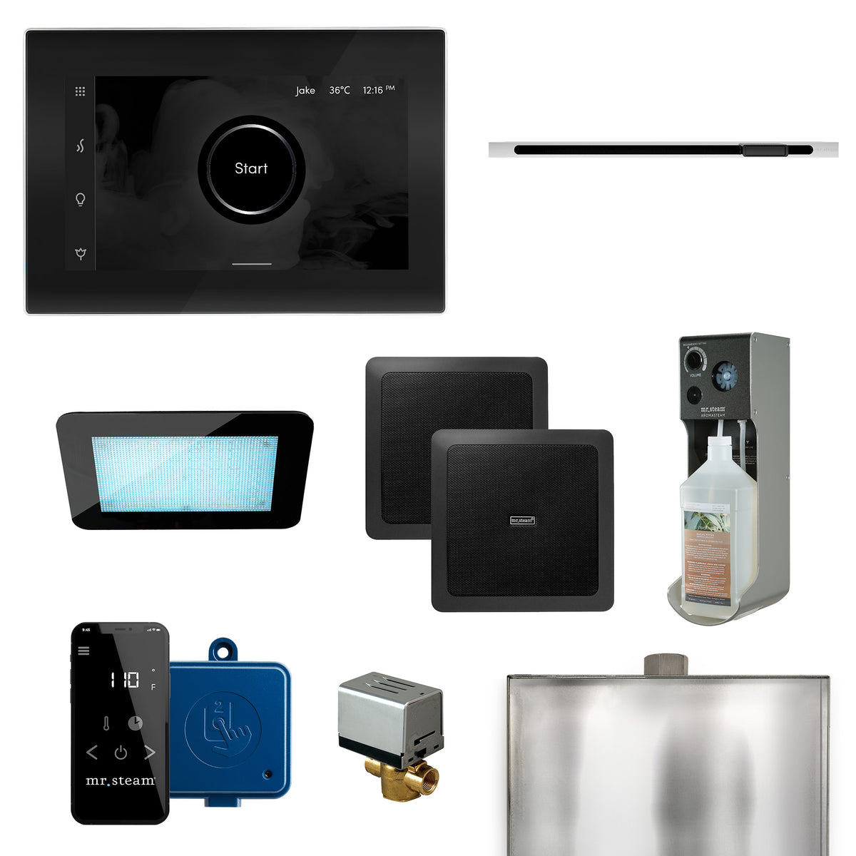 XDream Linear Programmable Steam Generator Control Kit with iSteamX Control and Linear Steamhead