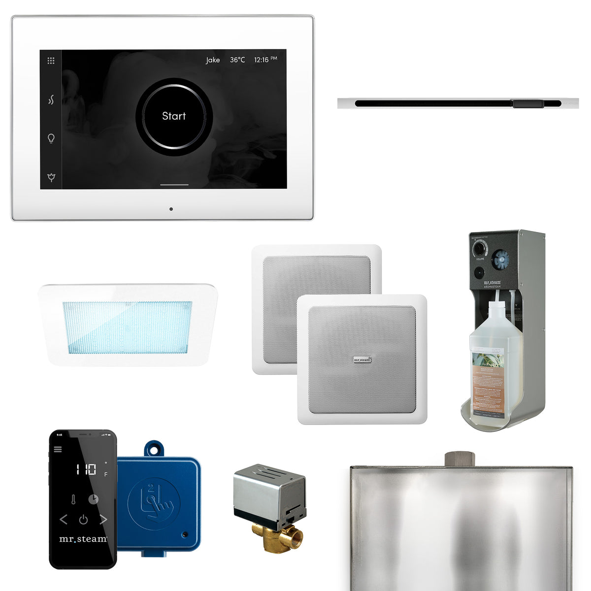 XDream Linear Programmable Steam Generator Control Kit with iSteamX Control and Linear Steamhead