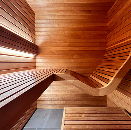 Bathology Sauna, Dotless LED Lighting Control, Single Zone