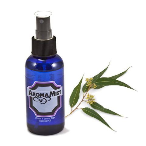 Eucalyptus Aroma Bath Oil, 4-ounce atomizing spray, AromaMist