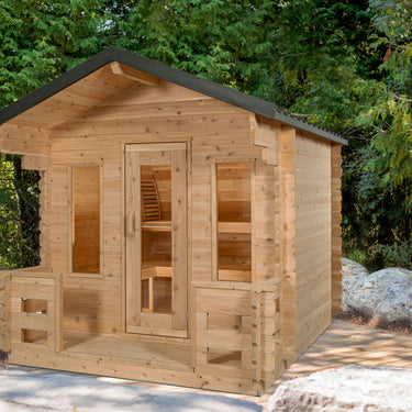 CT Georgian Cabin Sauna with Porch