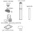Sauna Wood Stove Chimney Kit, 1500mm, Black Steel