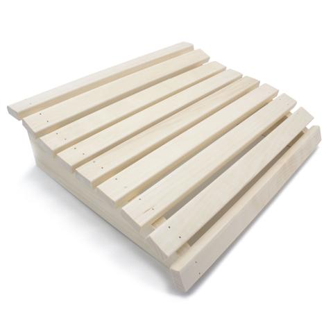 Alder, Sauna Headrest, 3.8" x 11" x 13.2", Small