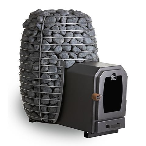 HIVE Wood Series 17.0kW Wood-Fired Sauna Stove w/ Firebox Extension