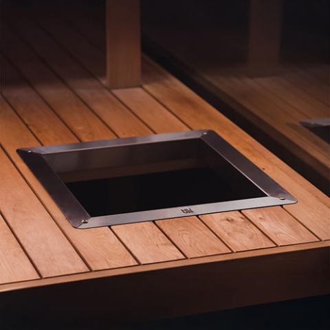 Embedding Flange for CLIFF/STEEL Series Sauna Heaters