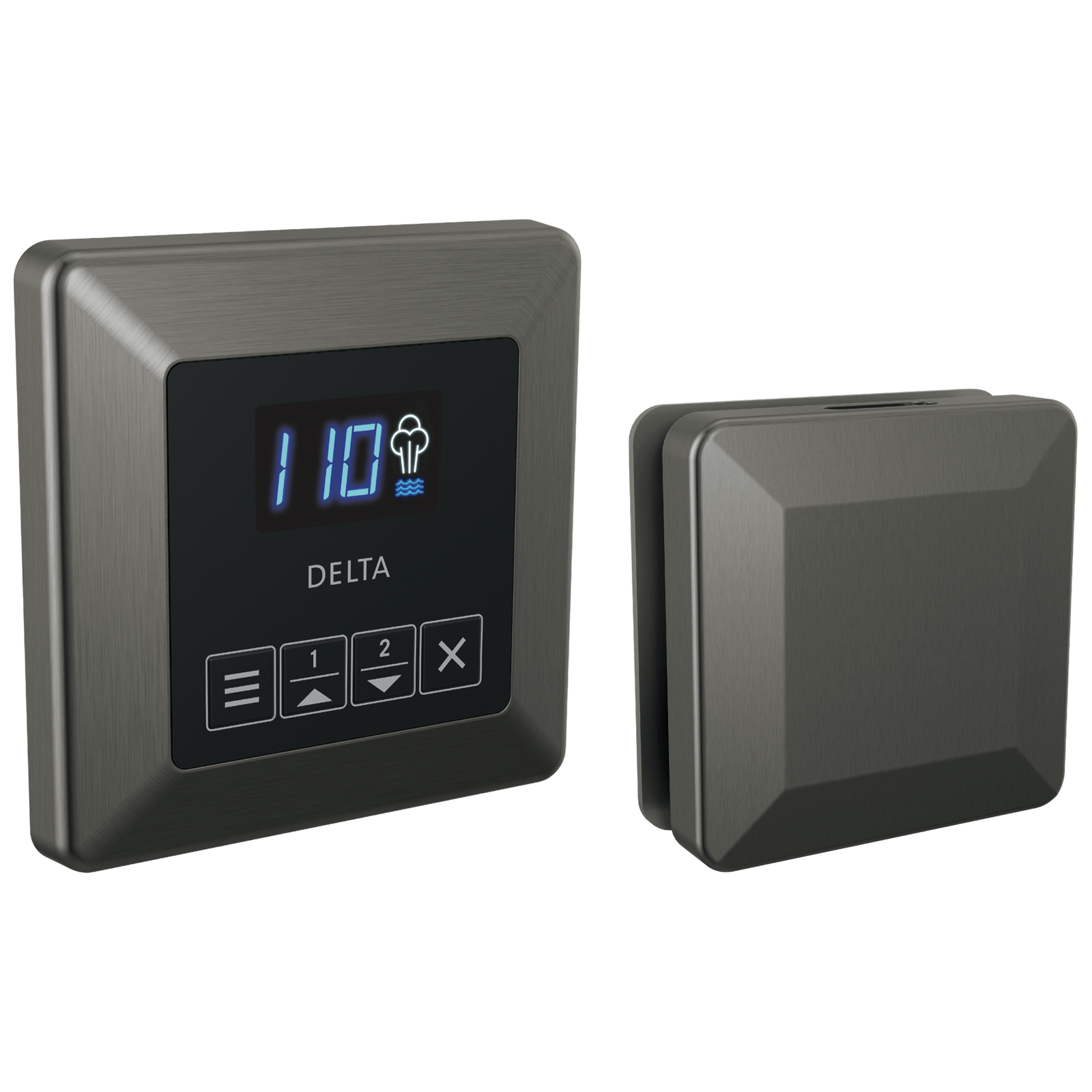 SteamScape™ Square Control and Square Steam Head