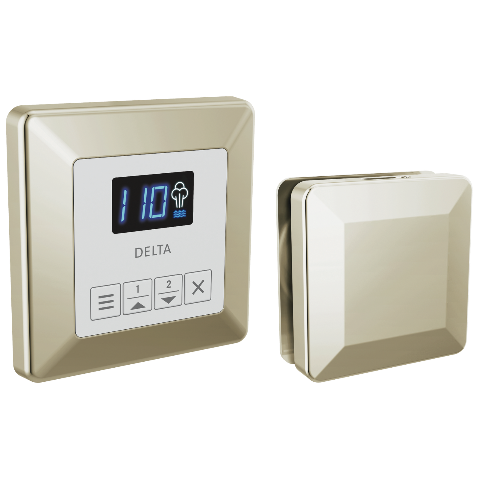 SteamScape™ Square Control and Square Steam Head