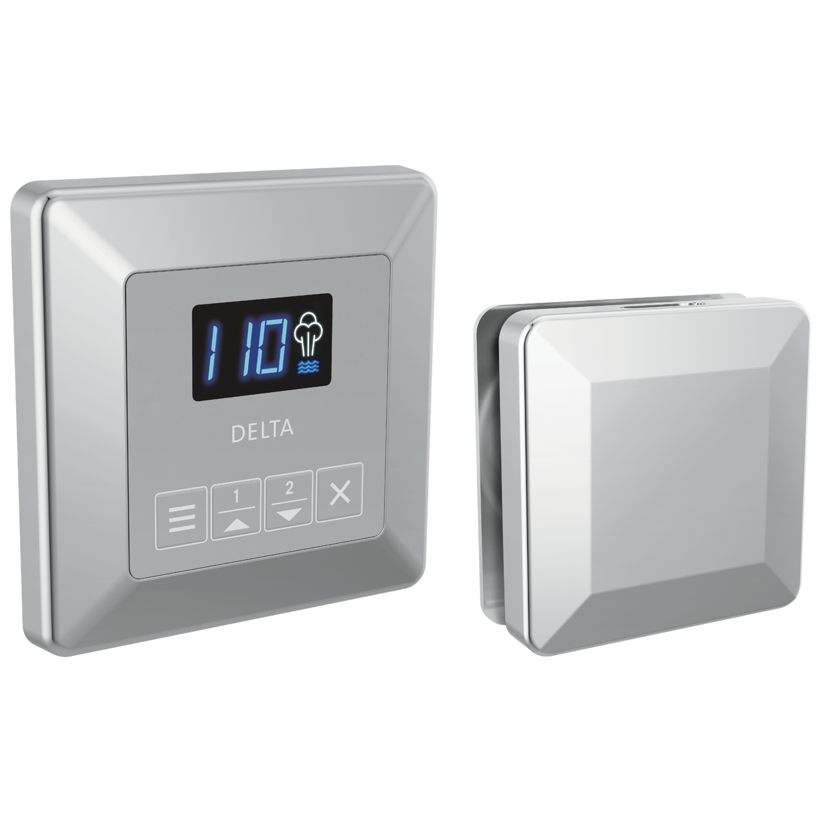 SteamScape™ Square Control and Square Steam Head