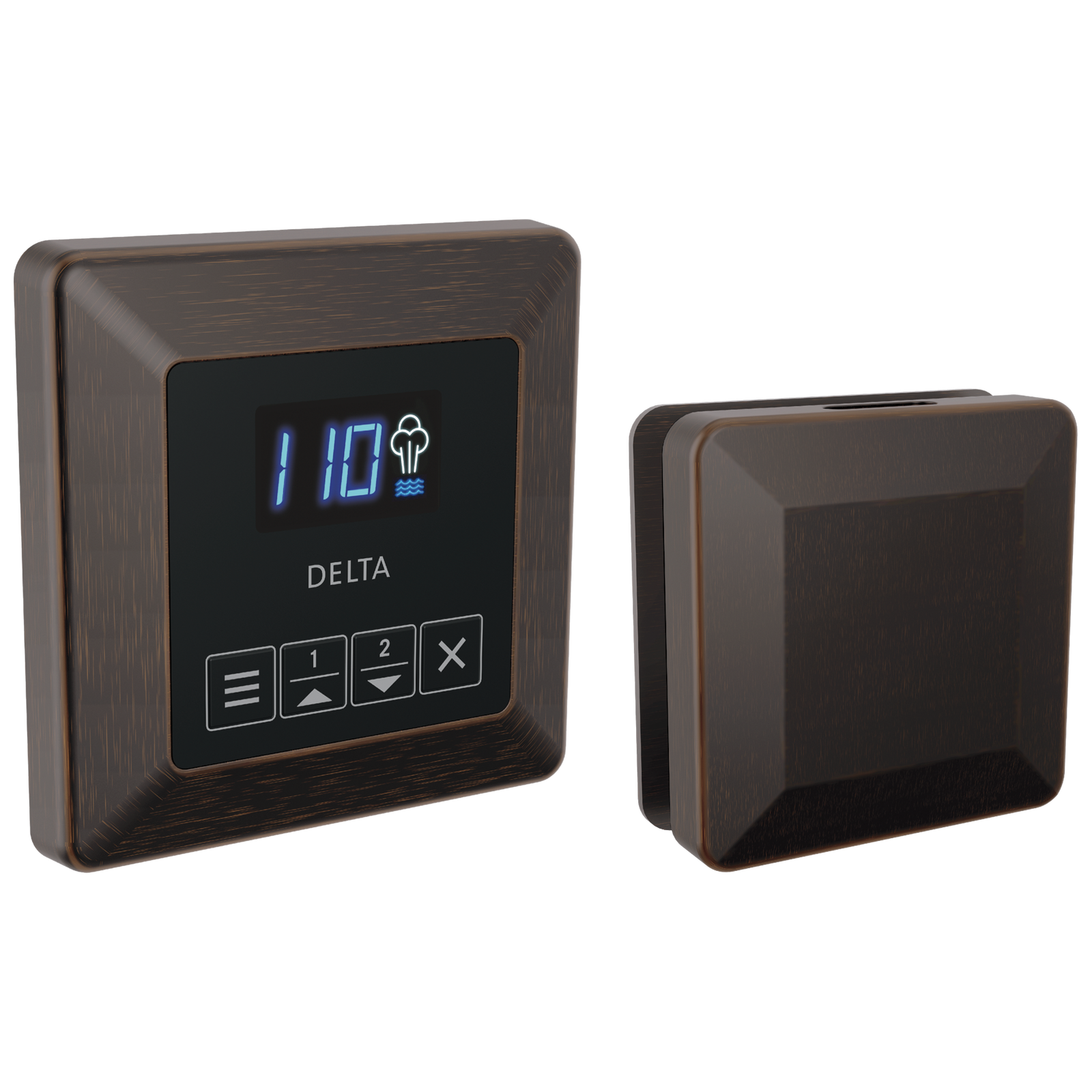 SteamScape™ Square Control and Square Steam Head