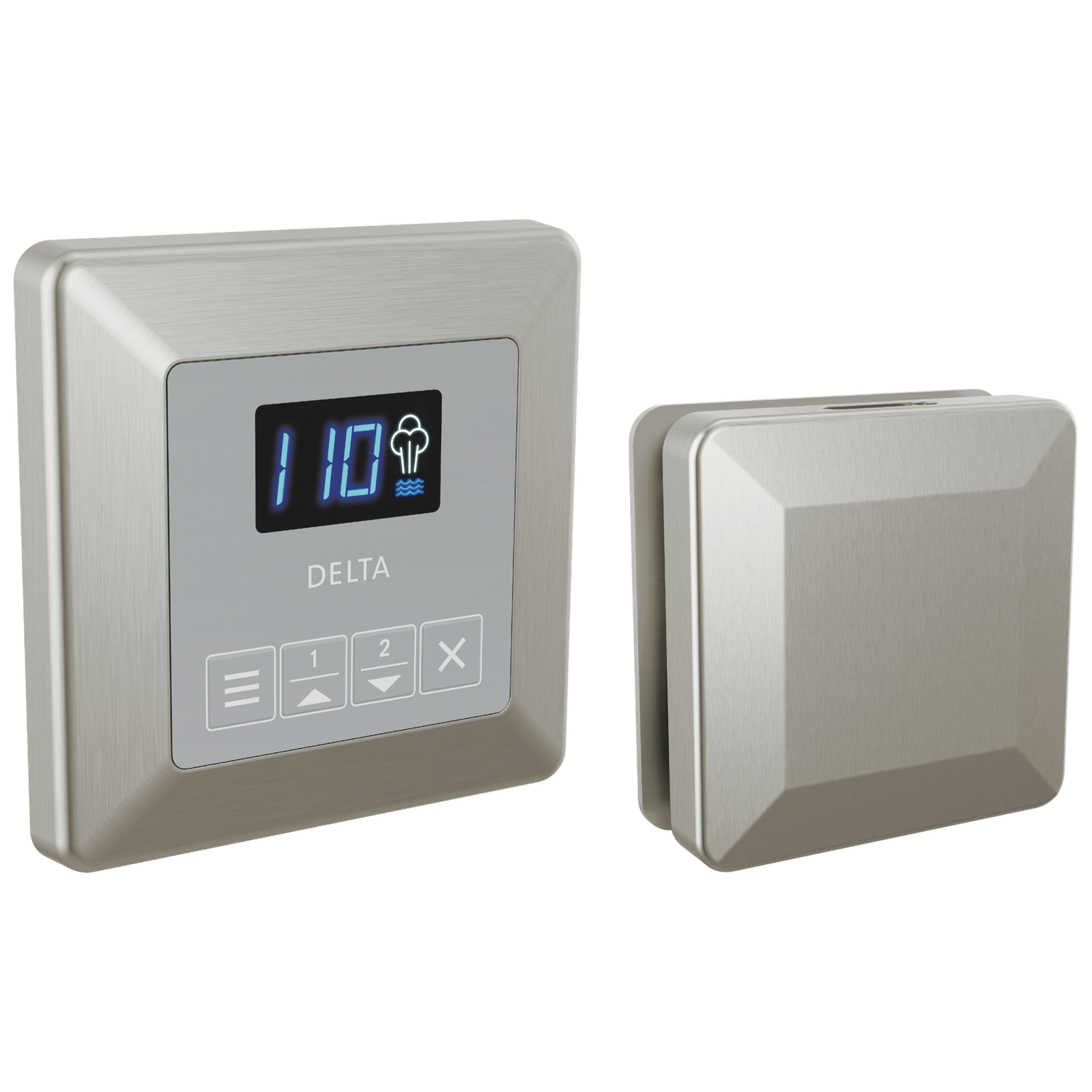 SteamScape™ Square Control and Square Steam Head