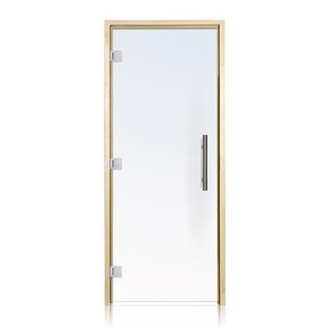 Prehung ADA Clear Glass Sauna Door, Aspen 36x80