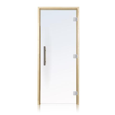 Prehung ADA Clear Glass Sauna Door, Aspen 36x80