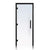 Prehung ADA Clear Glass Sauna Door, Black Alder 36x80