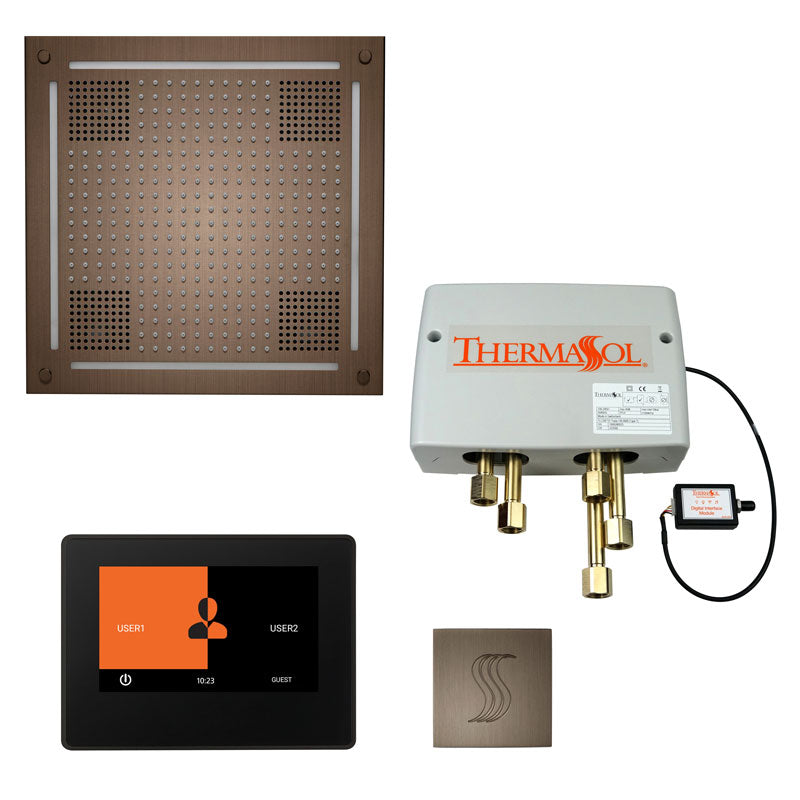The Total Wellness Hydrovive Package with 7&quot; ThermaTouch and Square