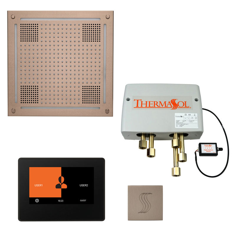 The Total Wellness Hydrovive Package with 7&quot; ThermaTouch and Square