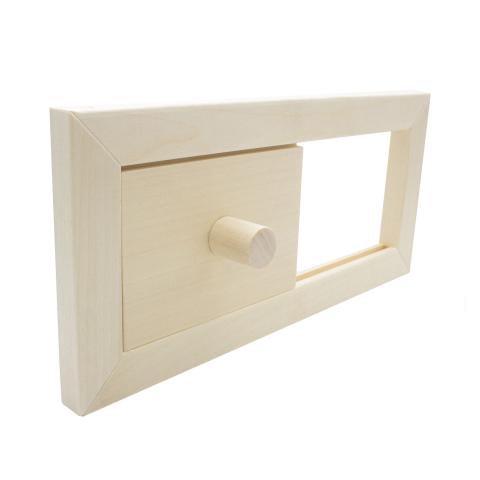 Alder, Sauna, Ventilation Hatch, .5" x 5.2" x 11"