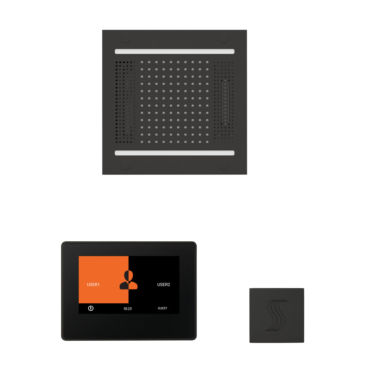 The wellness Hydrovive14 Steam Package with 7&quot; ThermaTouch Square