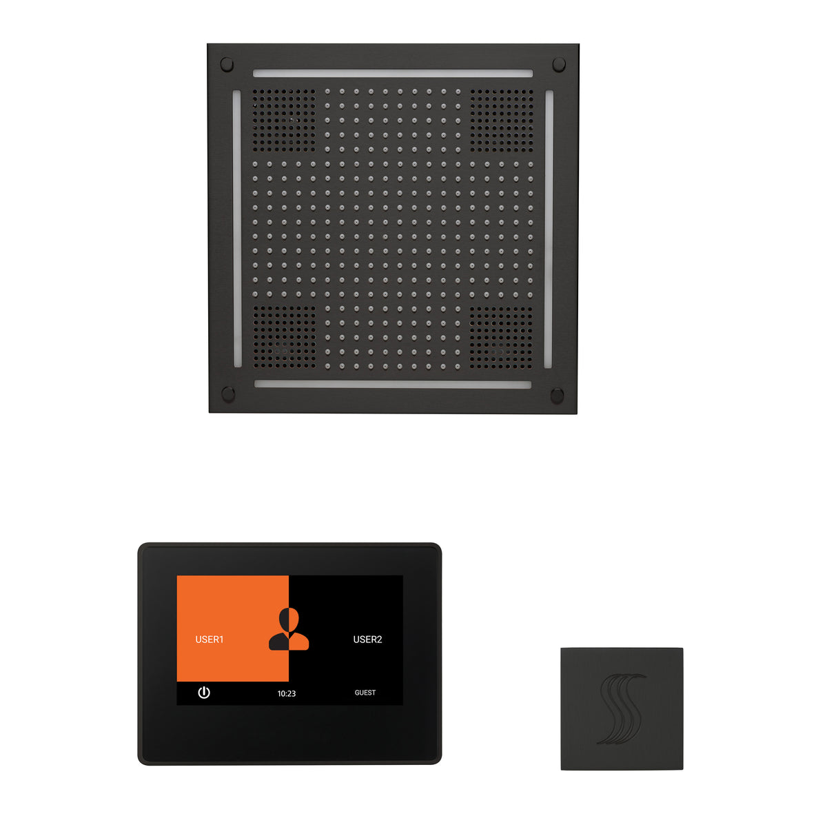 The wellness Hydrovive Steam Package with 7&quot; ThermaTouch Square