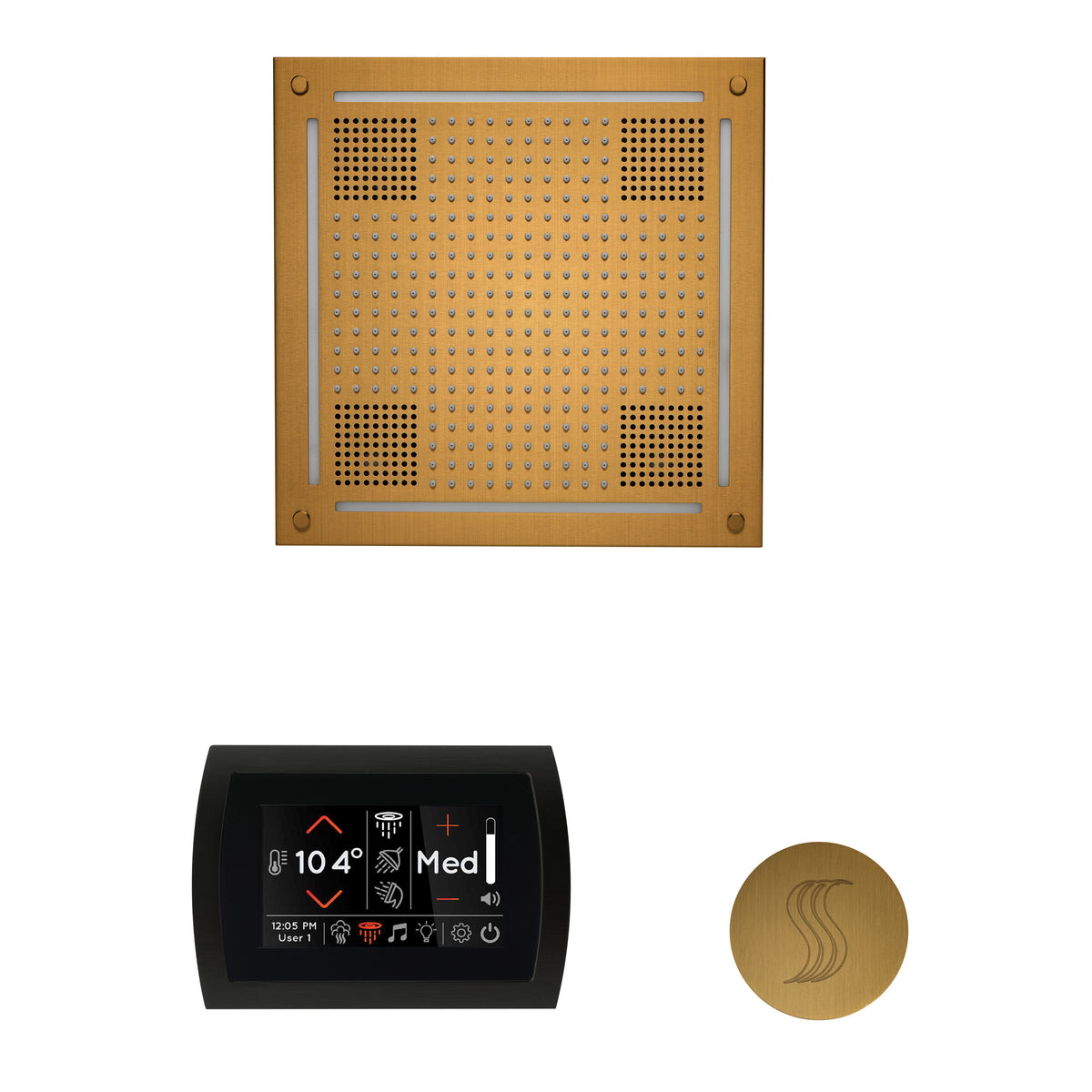 The wellness Hydrovive Steam Package with SignaTouch Round