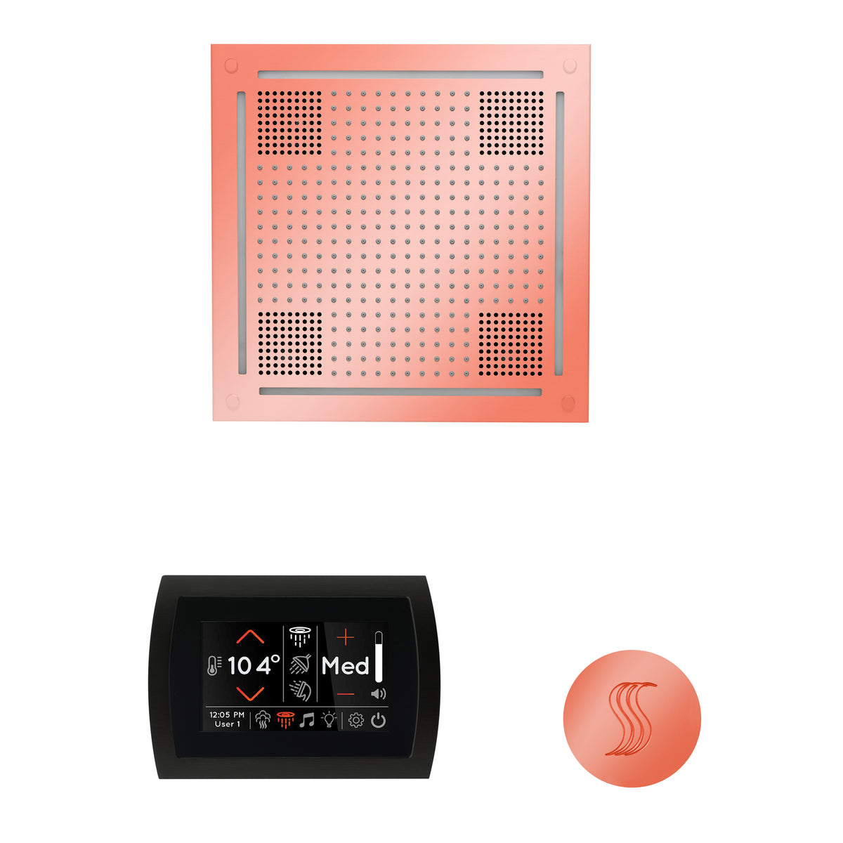 The wellness Hydrovive Steam Package with SignaTouch Round