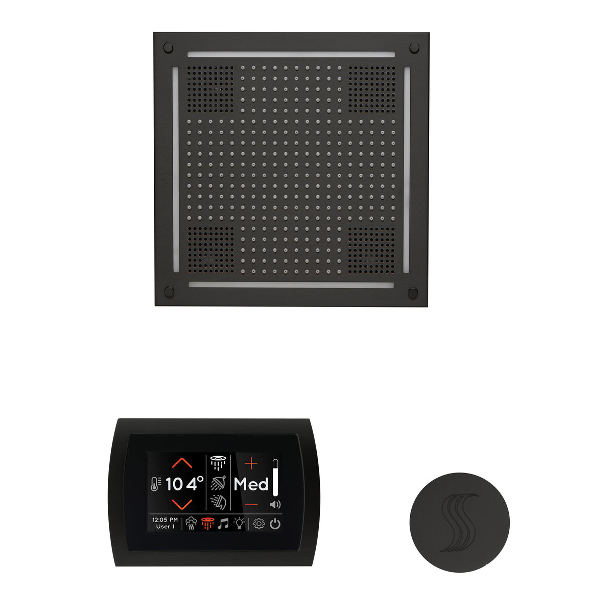The wellness Hydrovive Steam Package with SignaTouch Round