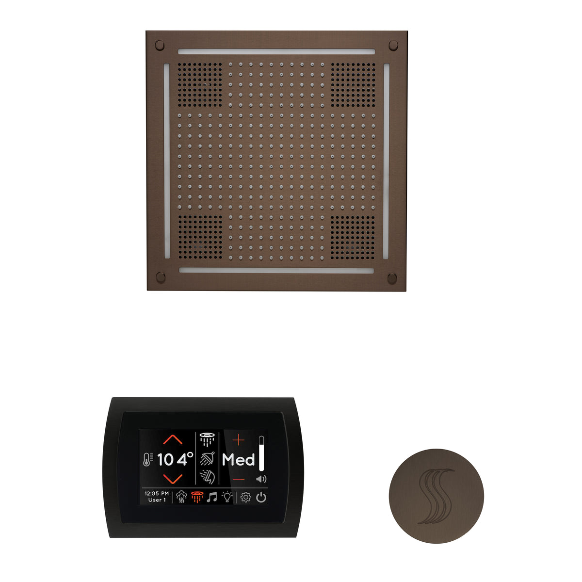 The wellness Hydrovive Steam Package with SignaTouch Round