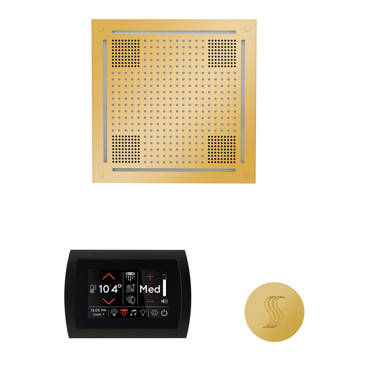 The wellness Hydrovive Steam Package with SignaTouch Round