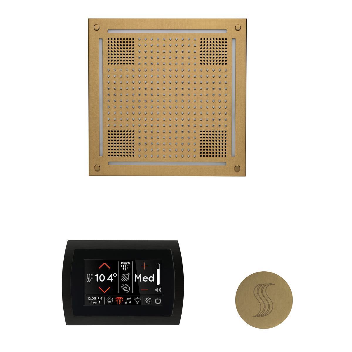 The wellness Hydrovive Steam Package with SignaTouch Round